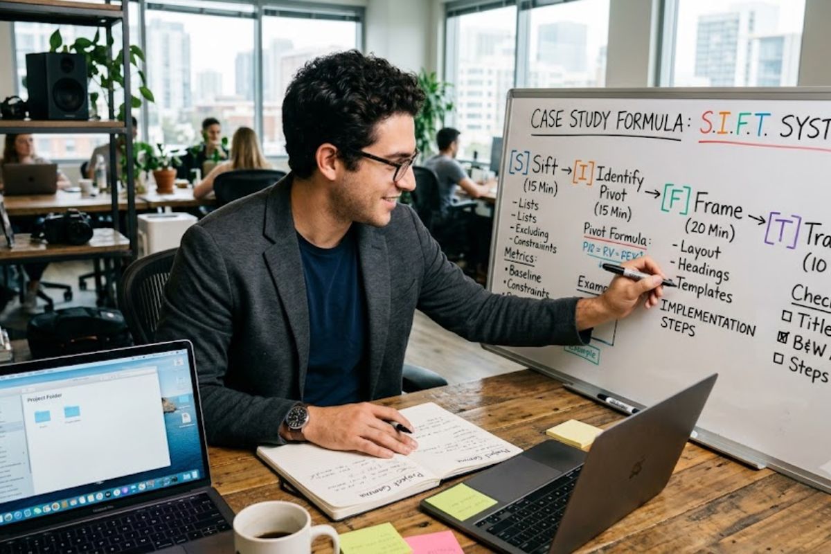 The S.i.f.t. System: How To Turn Messy Project Notes Into A Client Case Study In 60 Minutes