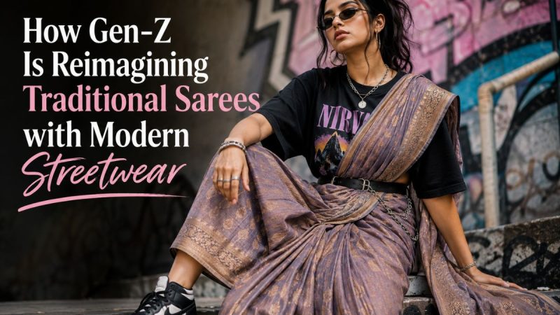Drapes & Kicks: How Gen-Z Is Reimagining Traditional Sarees With Modern Streetwear