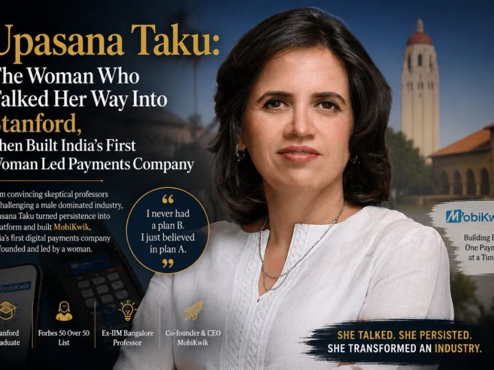 Upasana Taku: The Woman Who Talked Her Way Into Stanford, Then Built India’S First Woman Led Payments Company