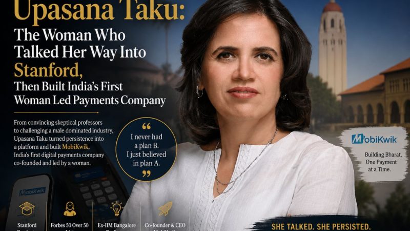 Upasana Taku: The Woman Who Talked Her Way Into Stanford, Then Built India’S First Woman Led Payments Company