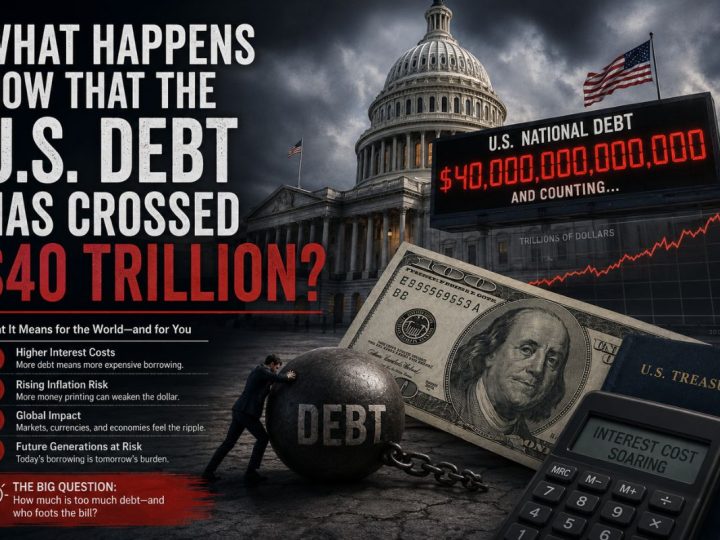 What Happens Now That The U.s. Debt Has Crossed $40 Trillion?