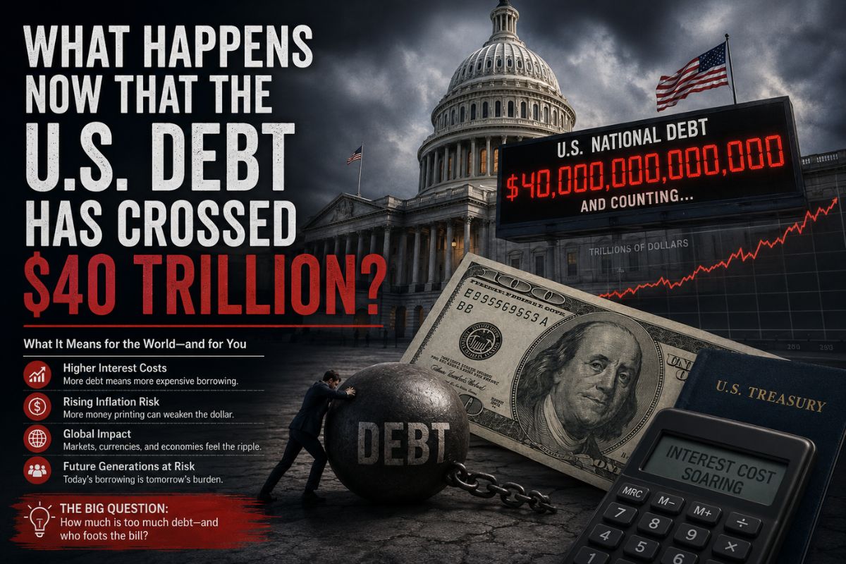 What Happens Now That The U.s. Debt Has Crossed $40 Trillion?