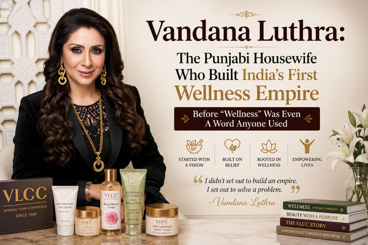Vandana Luthra: The Punjabi Housewife Who Built India’S First Wellness Empire Before “Wellness” Was Even A Word Anyone Used