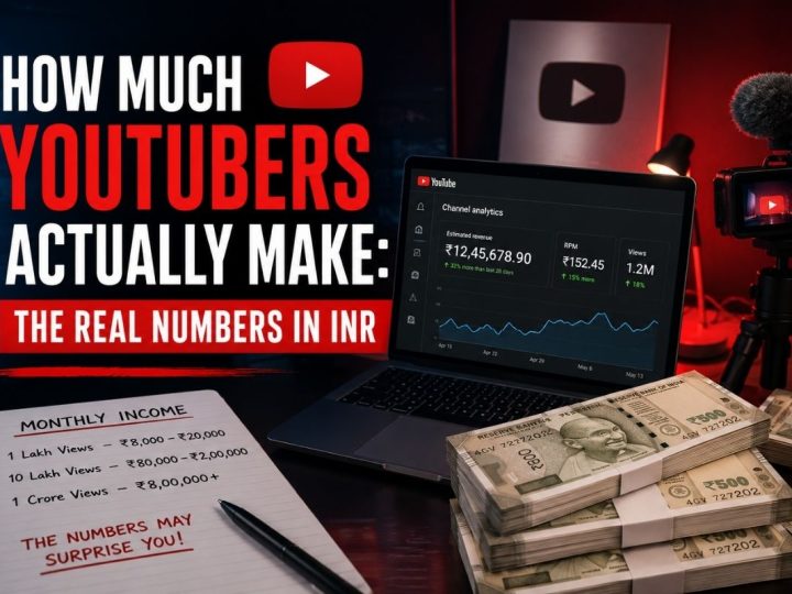 How Much Youtubers Actually Make: The Real Numbers In Inr