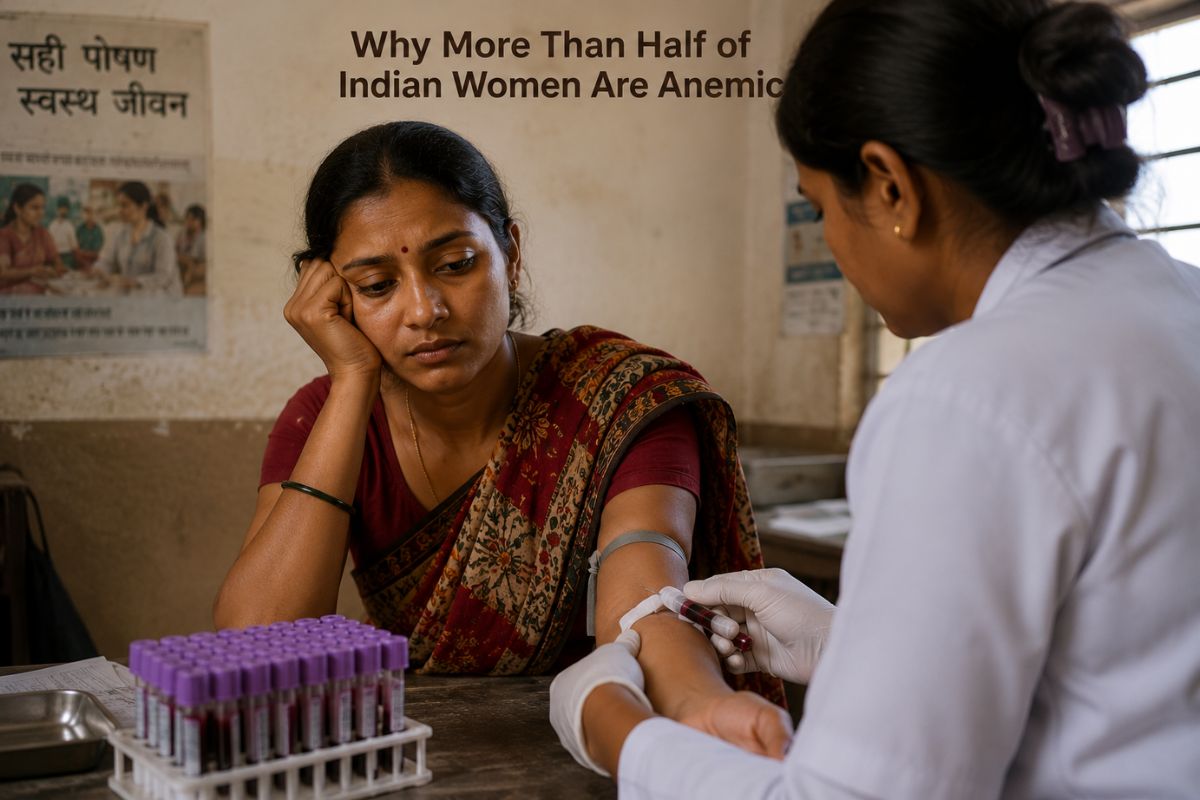 Why More Than Half Of Indian Women Are Anemic, And What Actually Works