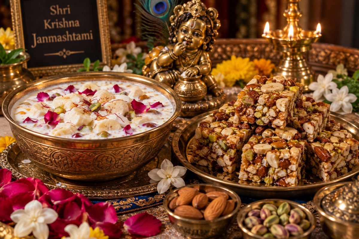 Step-By-Step Recipes For Panchamrit And Mewa Paag For Janmashtami Bhog