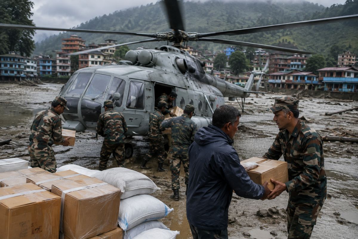 India Scales Up Humanitarian Mission To Aid Flood-Hit Nepal As Death Toll Rises