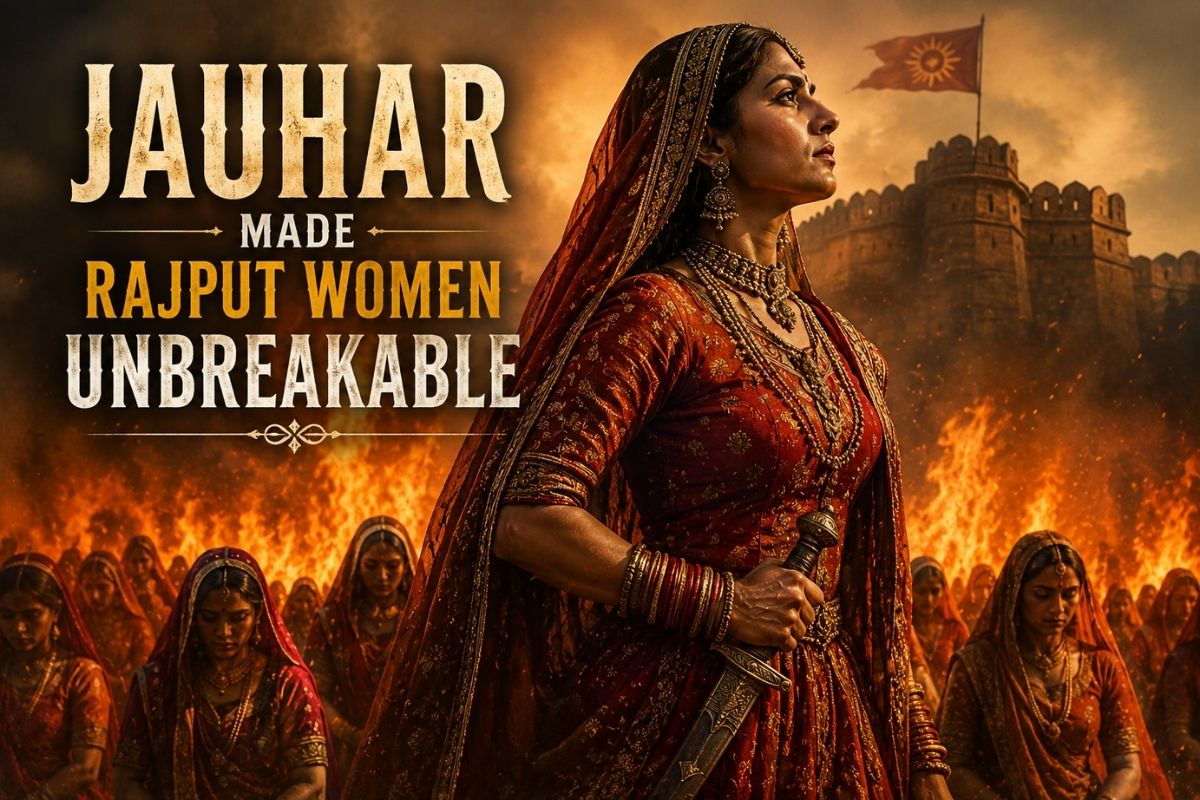 Rajput Women Chose The Flames Of Jauhar To Defend Their Dignity Pride And Unbreakable Courage Against Every Invader