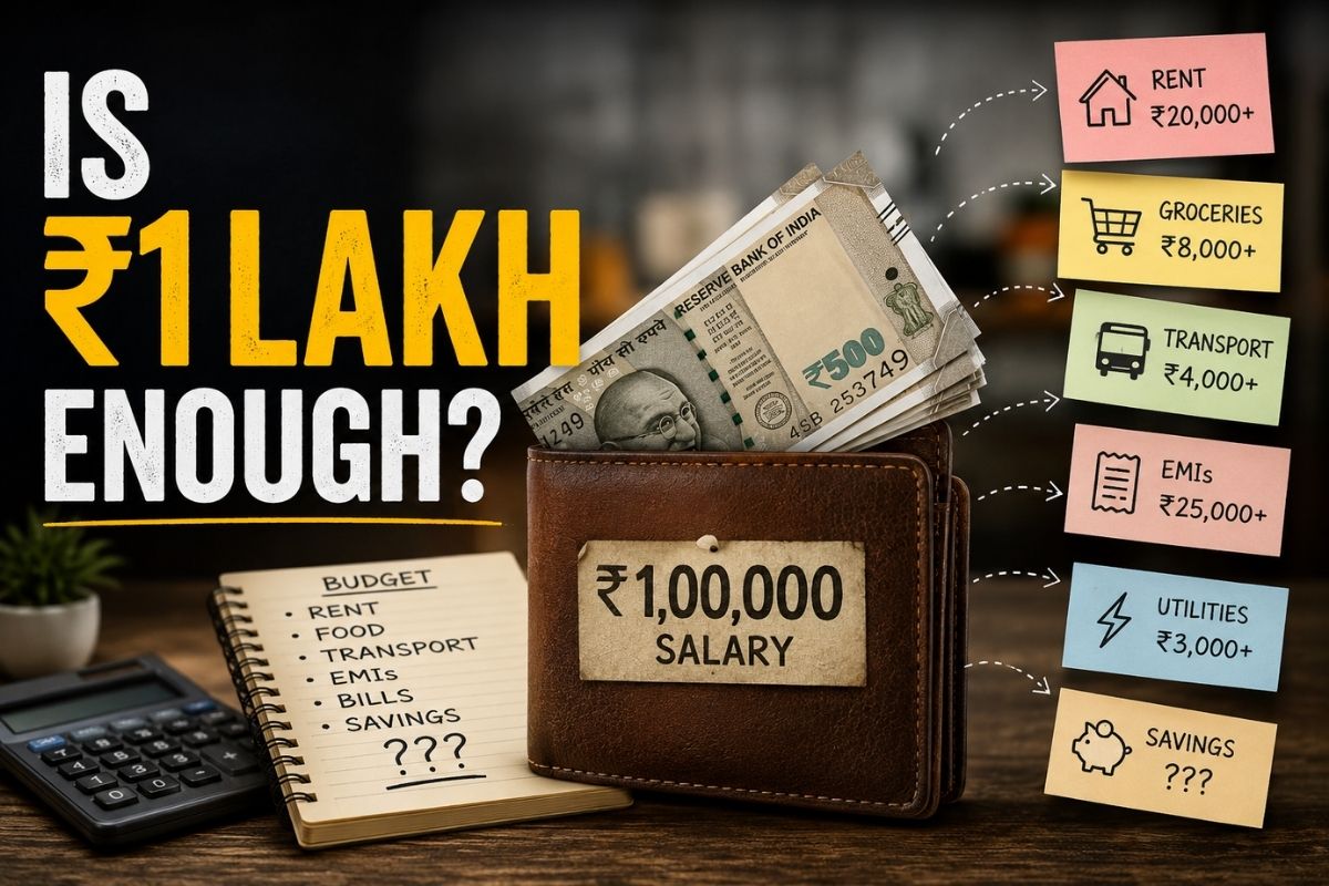 Is ₹1 Lakh Salary Enough To Survive? The Viral Cost-Of-Living Reality Check