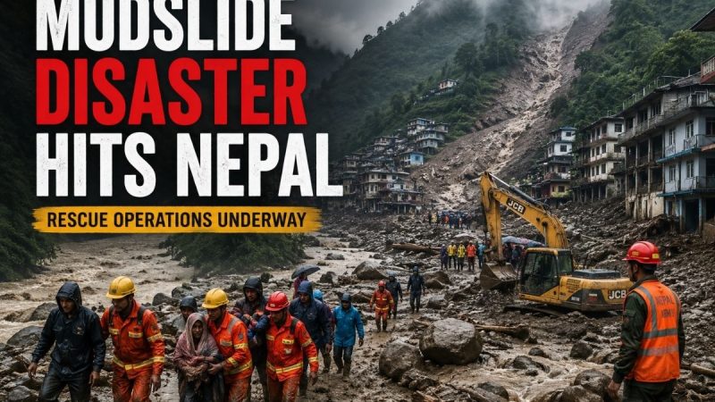Devastating Mudslides Strike Nepal &Amp; North India: Emergency Relief Efforts Underway