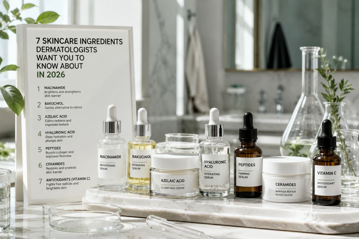 7 Skincare Ingredients Dermatologists Want You To Know About In 2026