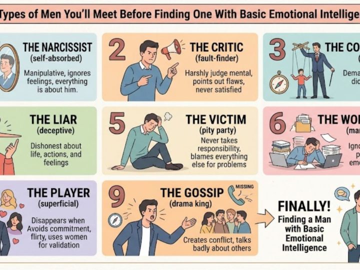 9 Types Of Men You’ll Meet Before Finding One With Basic Emotional Intelligence