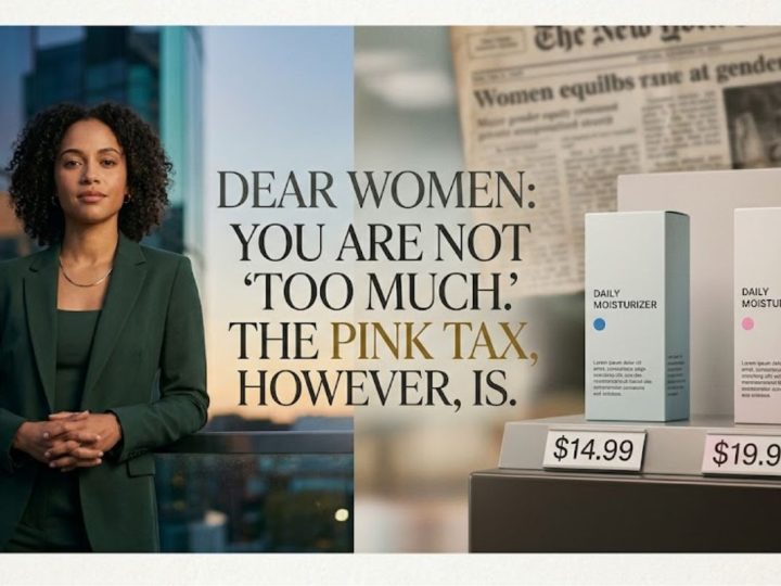 Dear Women: You Are Not “Too Much.” The Pink Tax, However, Is.
