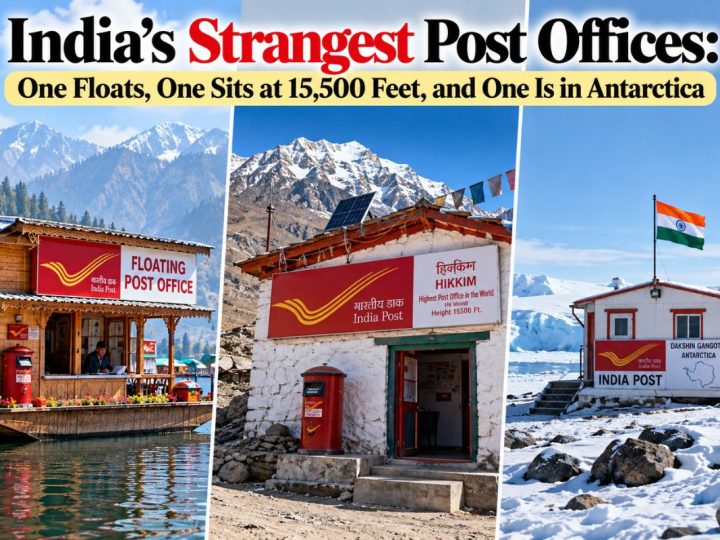 India’S Strangest Post Offices: One Floats, One Sits At 15,500 Feet, And One Is In Antarctica