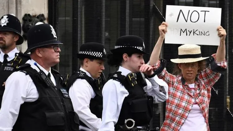 The “Not My King” Tag Is Growing In The Uk, And Protesters Are Being Arrested