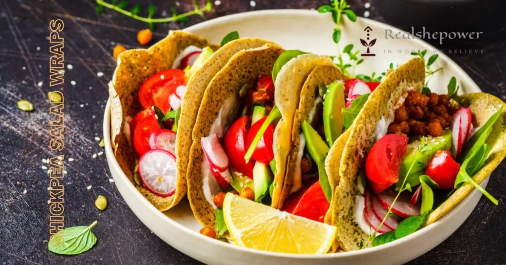 Chickpea Salad Wraps