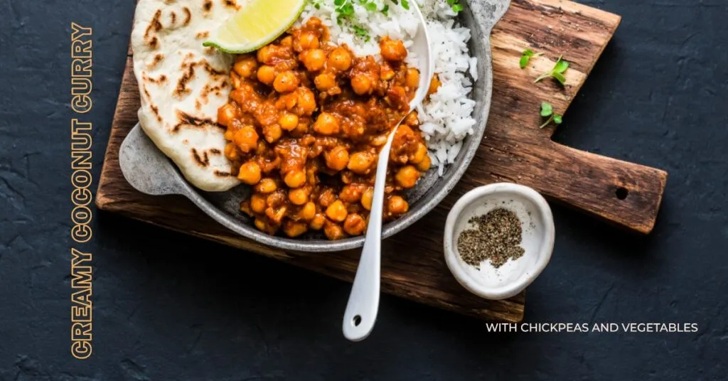 5 Delicious Vegan Food Recipes 2 Creamy Coconut Curry With Chickpeas And Vegetables