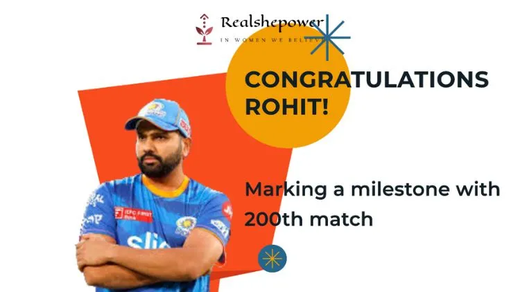 Rohit Sharma Marks A Milestone With 200Th Match For Mumbai Indians 1 Rohit Sharma Marks A Milestone With 200Th Match For Mumbai Indians