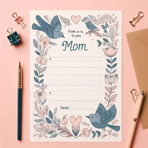 From Us To You, Mom: A Fill-In-The-Blank Love Letter Template To Make Mom'S Day 3 From Us To You, Mom: A Fill-In-The-Blank Love Letter Template To Make Mom'S Day