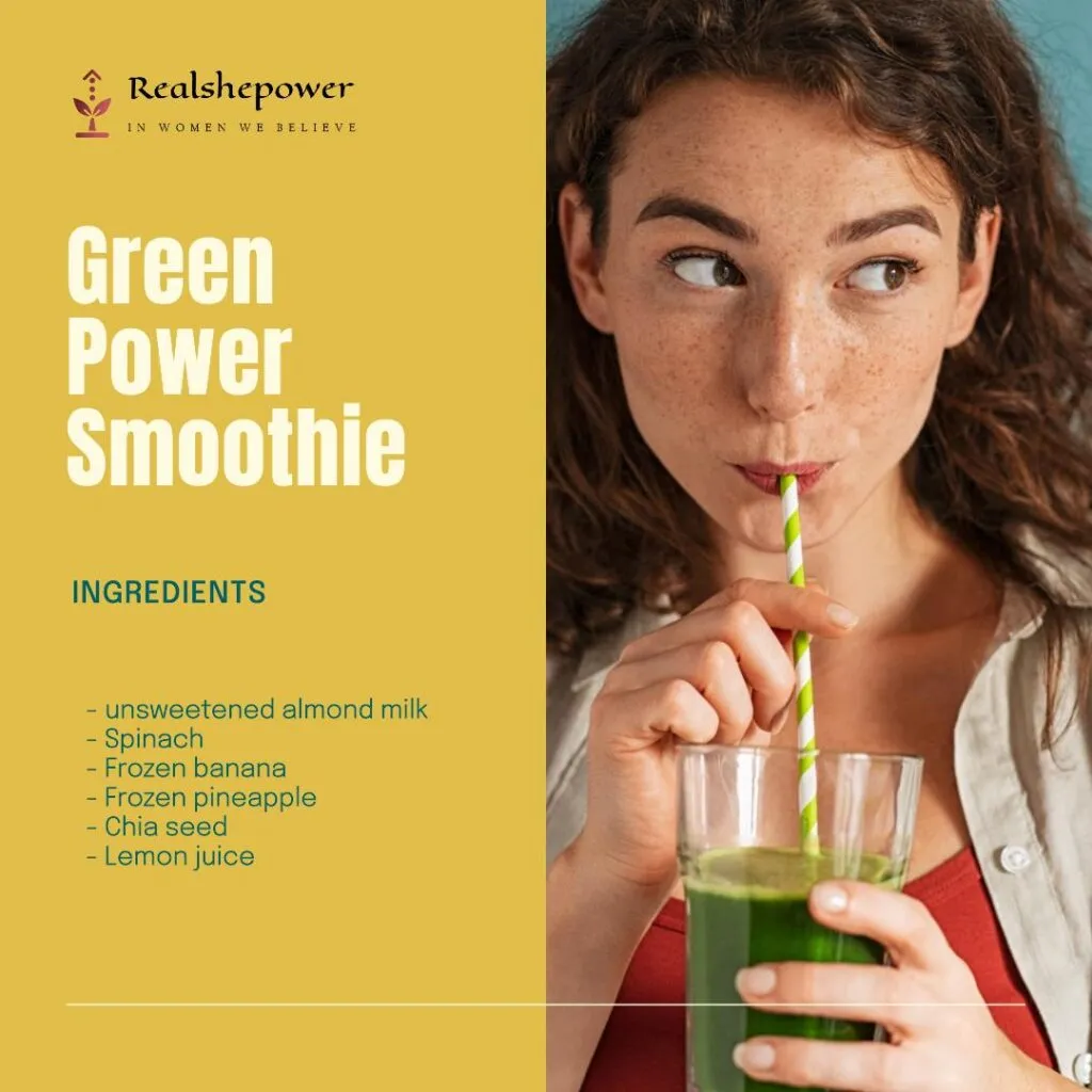 How To Make Delicious Sugar-Free Smoothies For A Healthier You 2 Green Power Smoothie