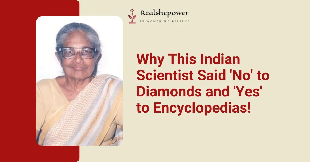 Give Me A Book Instead Of A Diamond: The Inspiring Story Of Anna Mani