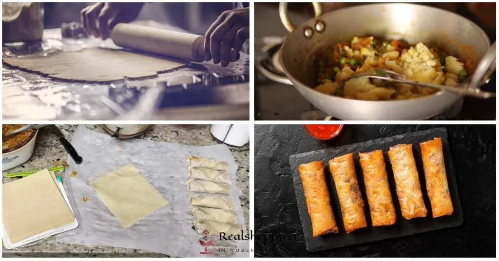 Samosa Spring Rolls: A Crispy, Savory Delight 3 Assembling The Spring Rolls
