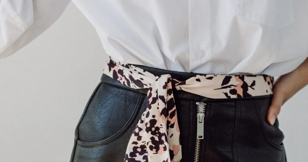 Scarves As Belts