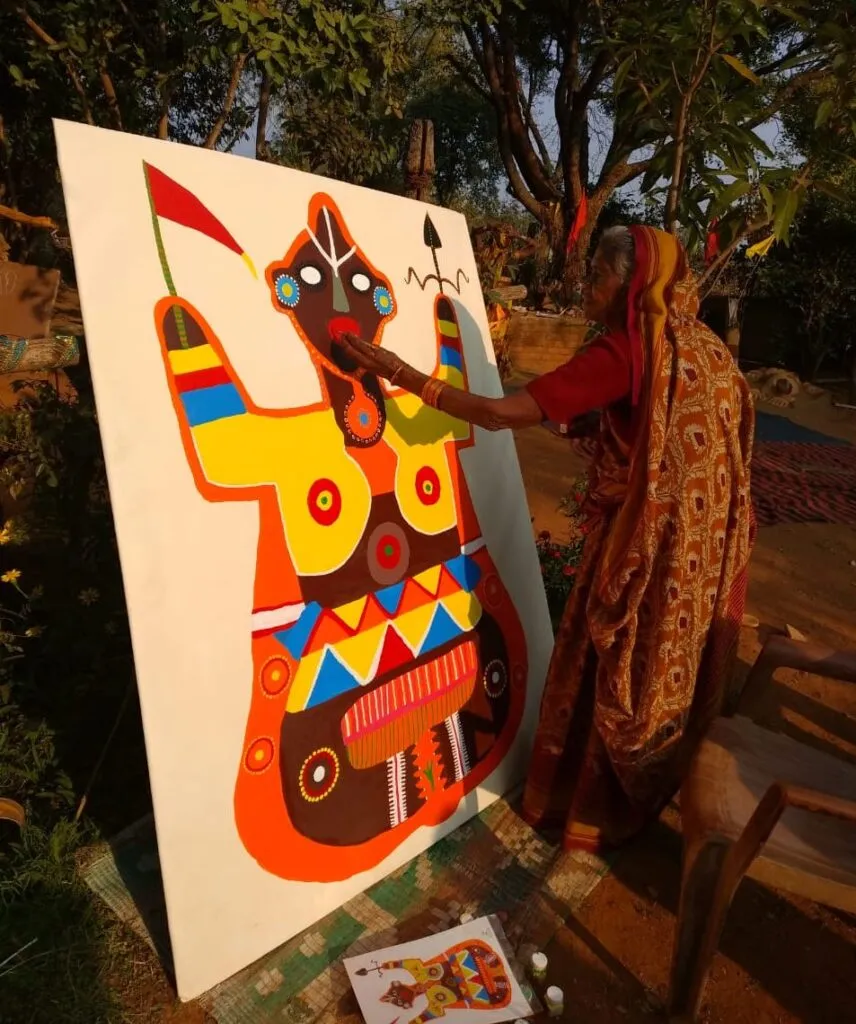 Jodhaiya Bai: From Selling Cow Dung To Winning The Padma Shri – A Jaw-Dropping Story Of Resilience And Triumph! 2 Homage-To-Bholenath-Lord-Shiva-The-Most-Revered-Deity-Of-The-Baiga-Tribe.-2