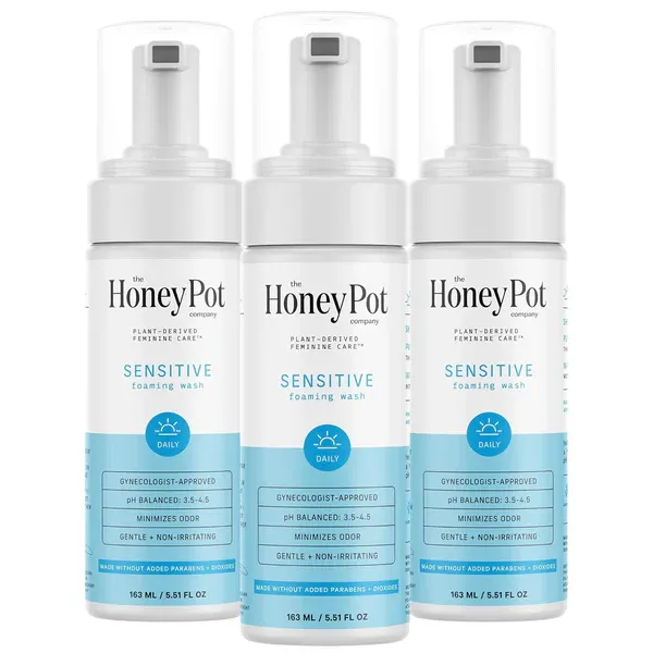 1. The Honey Pot Company Sensitive Foaming Wash