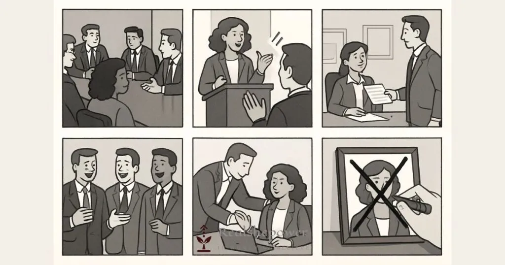 Six Steps To Erase A Woman From Power Without Ever Saying It Out Loud