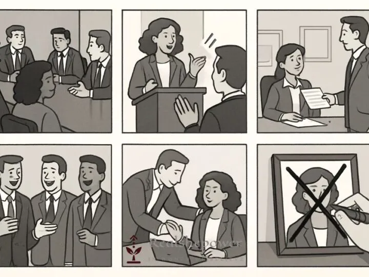 Six Steps To Erase A Woman From Power Without Ever Saying It Out Loud