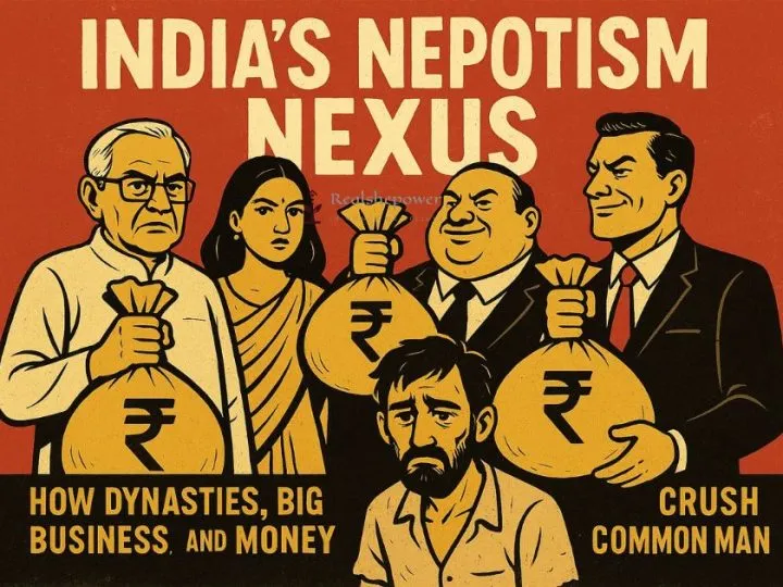 India’S Nepotism Nexus: How Dynasties, Big Business, And Money Crush The Common Man