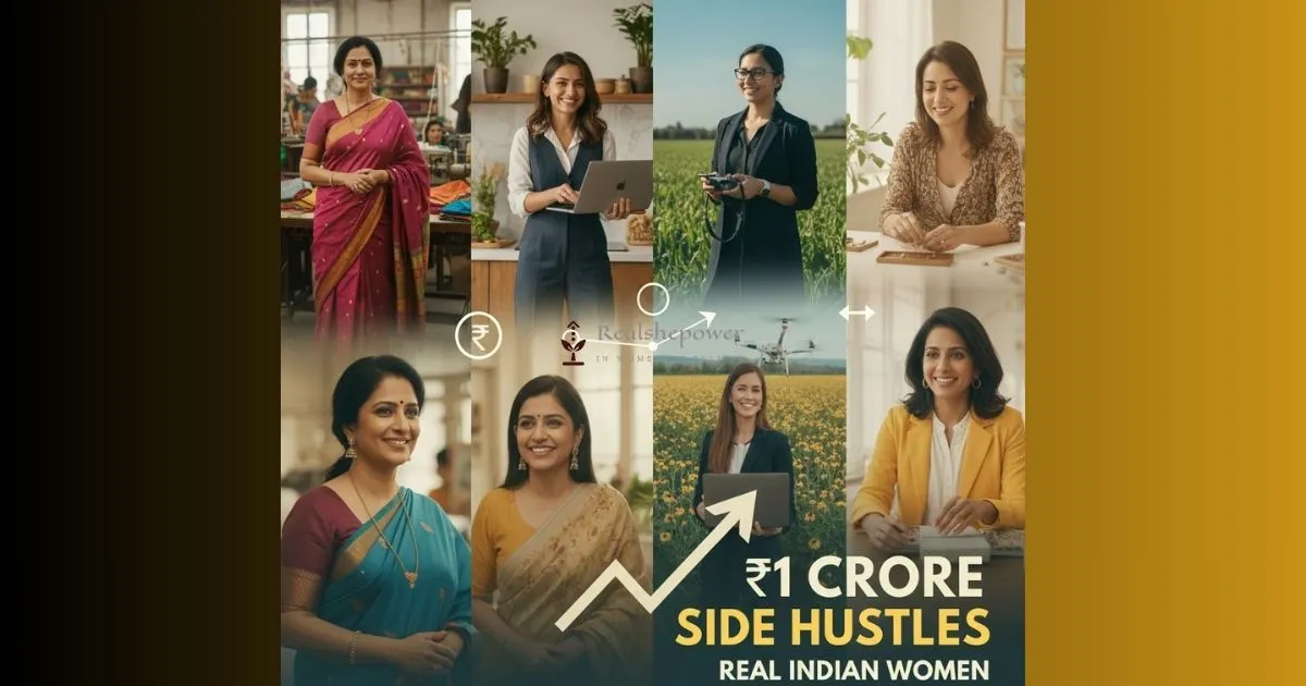 ₹1 Crore Side Hustles: Real Indian Women Who Turned Small Ideas Into Big Businesses 1 ₹1 Crore Side Hustles: Real Indian Women Who Turned Small Ideas Into Big Businesses