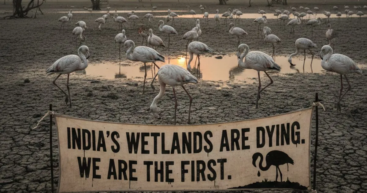 India’s Wetlands Are Dying And The Flamingos Are The First To Warn Us 1 India’s Wetlands Are Dying And The Flamingos Are The First To Warn Us