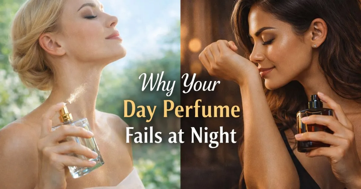 Why One Perfume Can’t Work For Day And Night (And Why Your Body Changes The Scent) 1 Why One Perfume Can’t Work For Day And Night (And Why Your Body Changes The Scent)