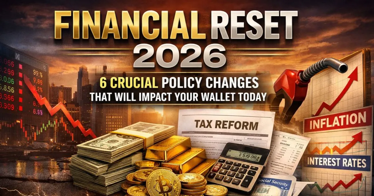 Financial Reset 2026: 6 Crucial Policy Changes That Will Impact Your Wallet Today 1 Financial Reset 2026: 6 Crucial Policy Changes That Will Impact Your Wallet Today
