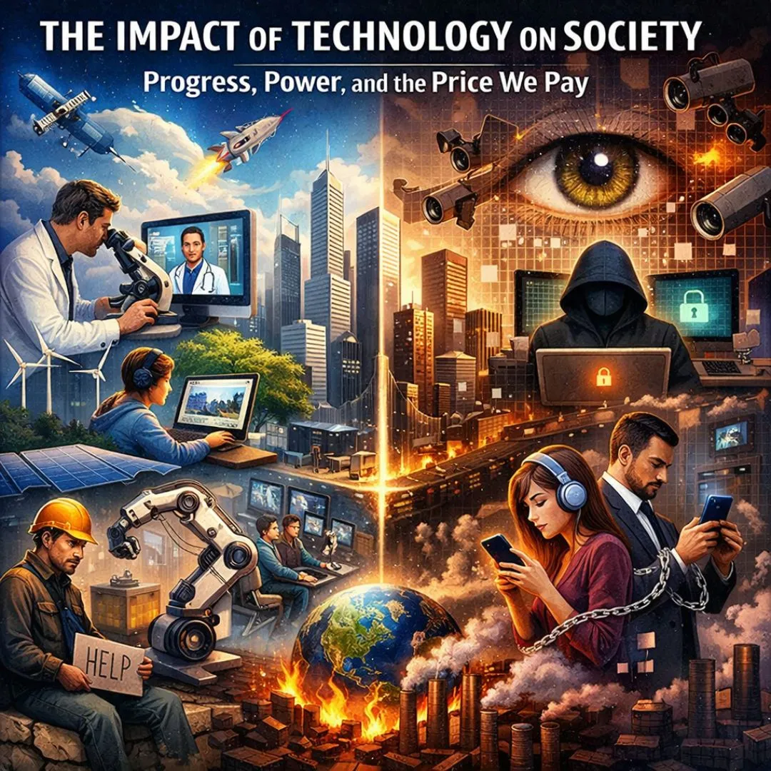 The Impact Of Technology On Society: Progress, Power, And The Price We Pay 1 The Impact Of Technology On Society: Progress, Power, And The Price We Pay