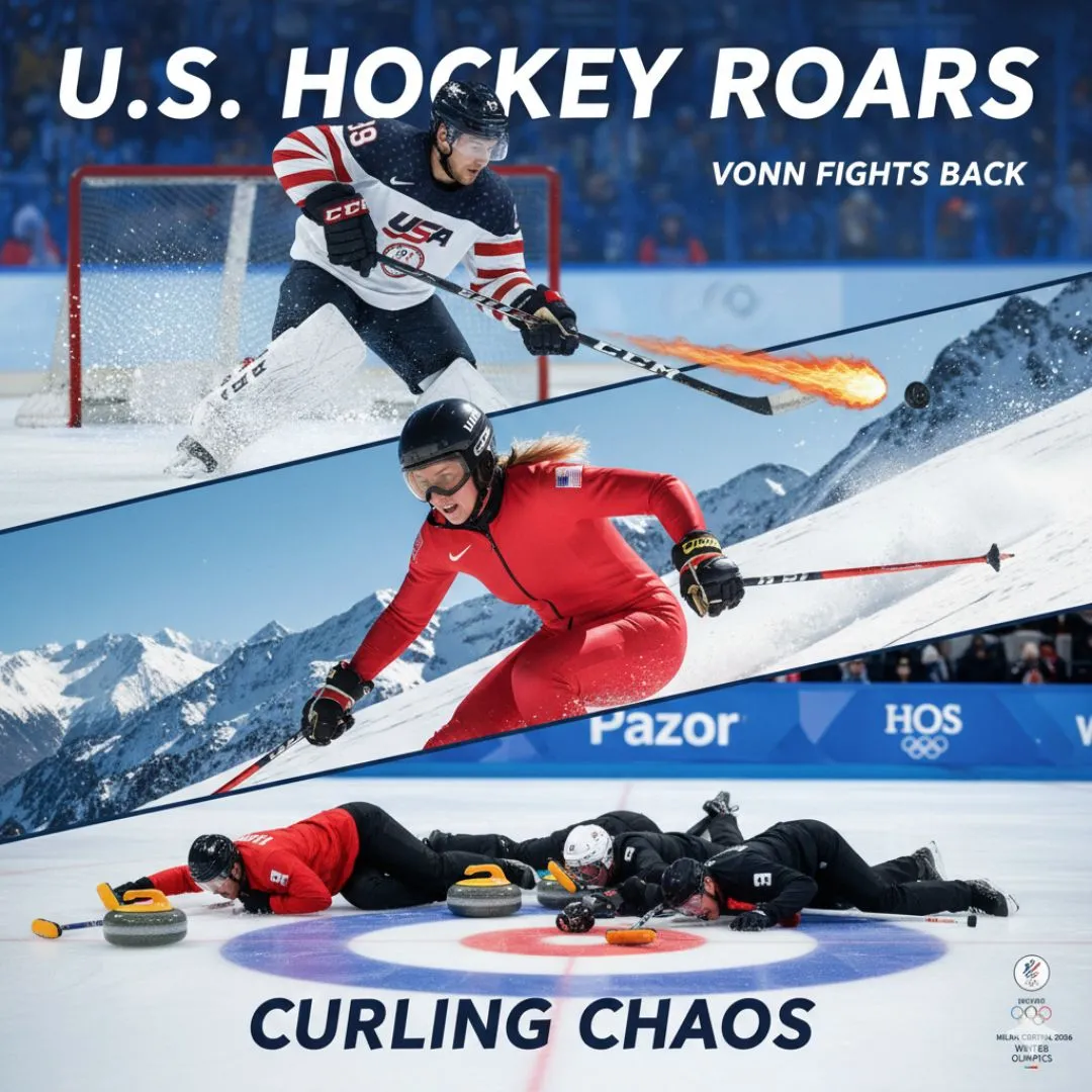 U.s. Hockey Roars, Vonn Fights Back, And Curling Chaos: Inside The 2026 Winter Olympics 1 U.s. Hockey Roars, Vonn Fights Back, And Curling Chaos: Inside The 2026 Winter Olympics