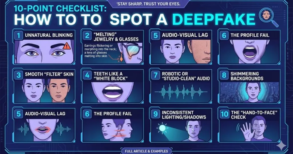 One Leak Can Ruin Everything: The Indian Privacy Guide No One Gives You 3 10-Point Checklist: How To Spot A Deepfake