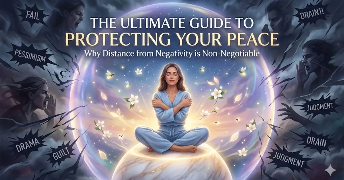 Why Distance From Negativity Is Non-Negotiable