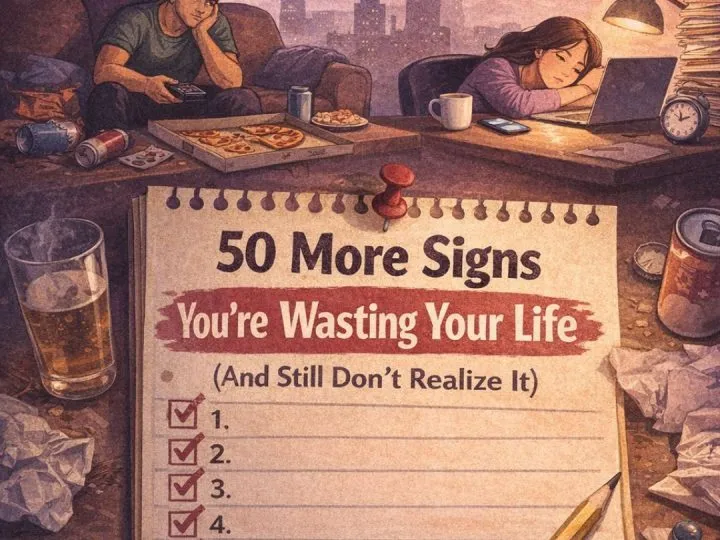 50 More Signs You’re Wasting Your Life (And Still Don’t Realize It)