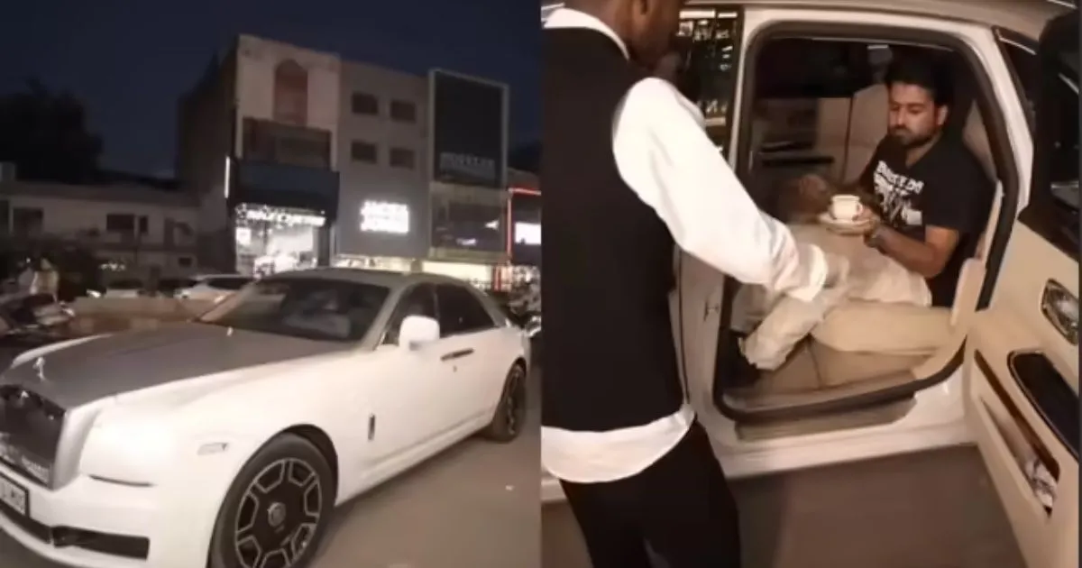 Man Rented Rolls Royce To Sell Tea