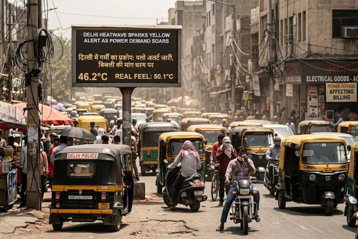Delhi Heatwave Sparks Yellow Alert As Power Demand Soars