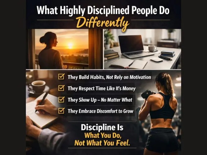 What Highly Disciplined People Do Differently