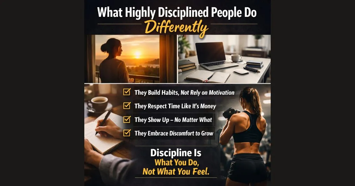 What Highly Disciplined People Do Differently