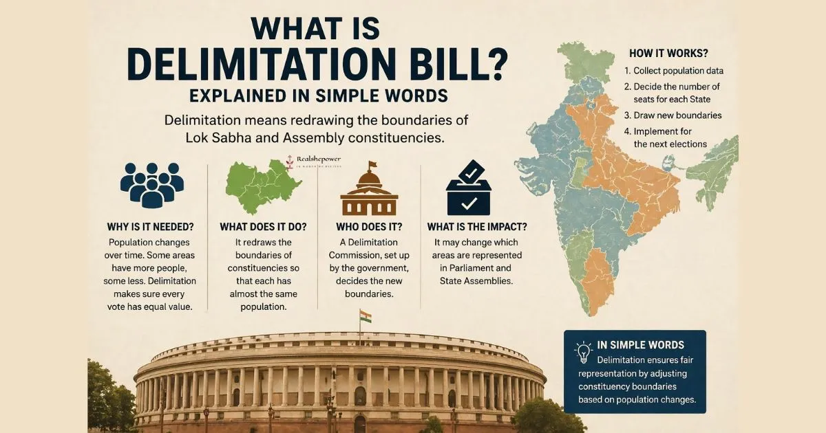 What Is Delimitation Bill? Explained In Simple Words 1 What Is Delimitation Bill? Explained In Simple Words