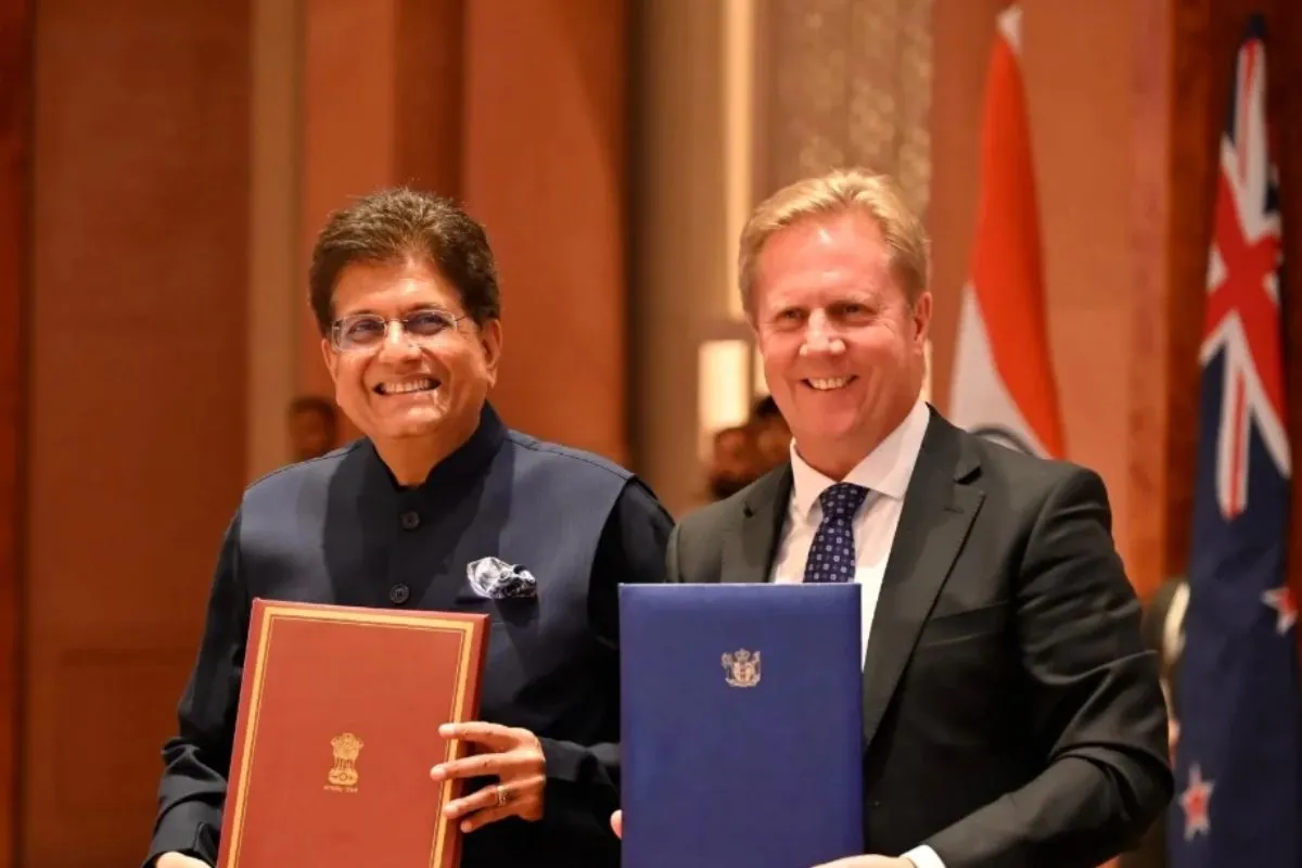 India And New Zealand Sign Historic Trade Agreement 1 India And New Zealand Sign Historic Trade Agreement