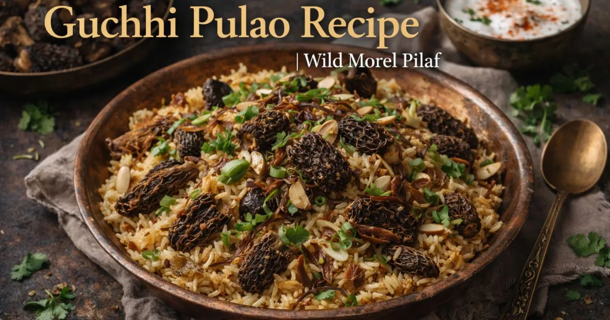 Professional Himalayan Guchhi Pulao Recipe | Wild Morel Pilaf