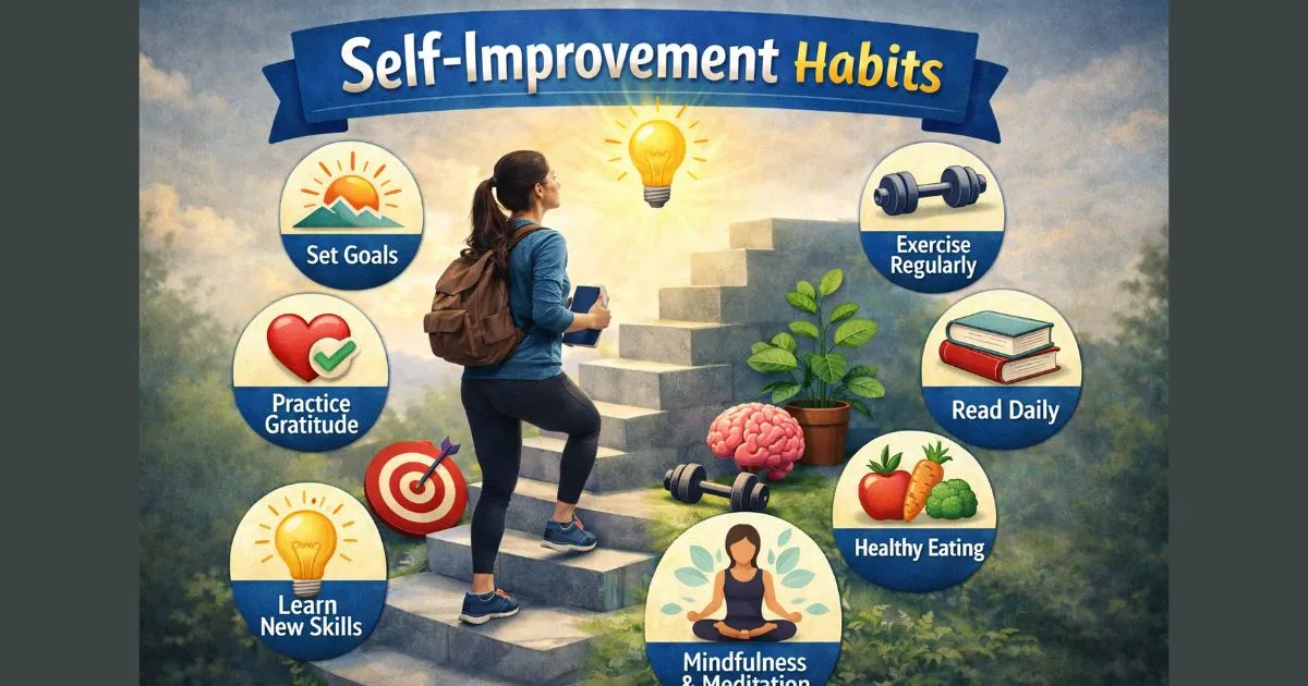 100 Self Improvement Habits For Better Life