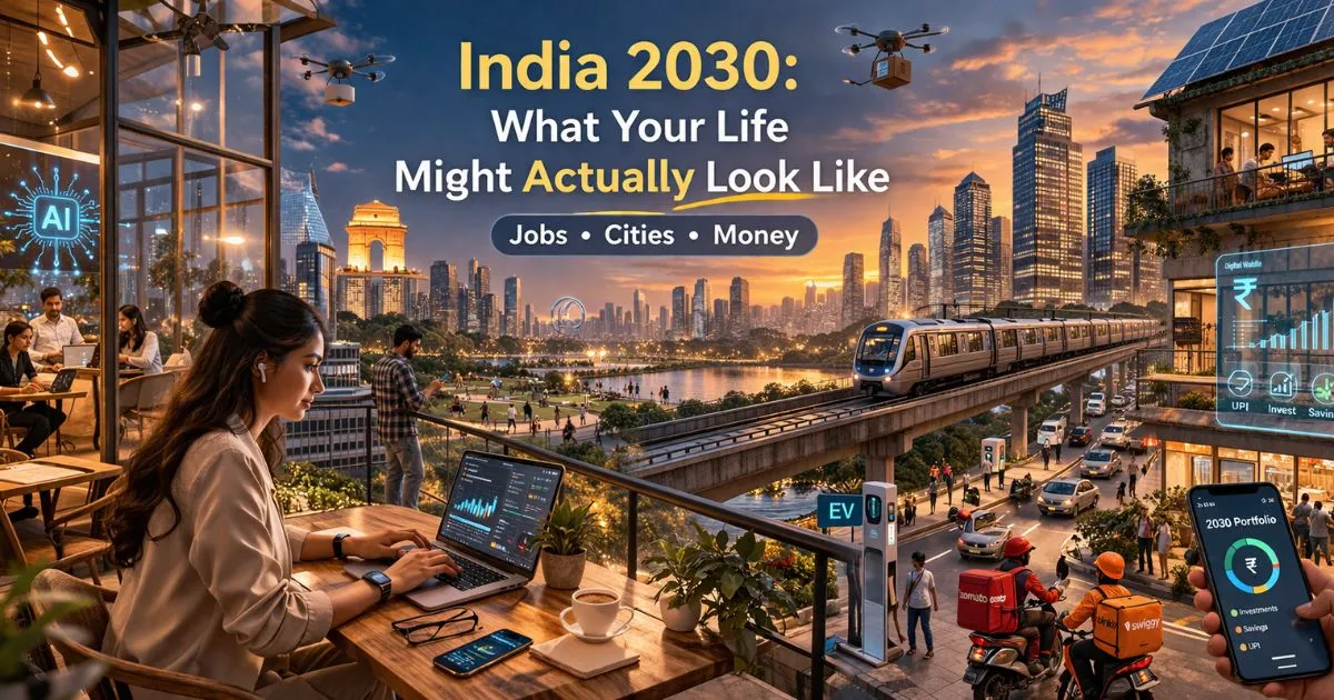 India 2030: What Your Life Might Actually Look Like (Jobs, Cities, Money)